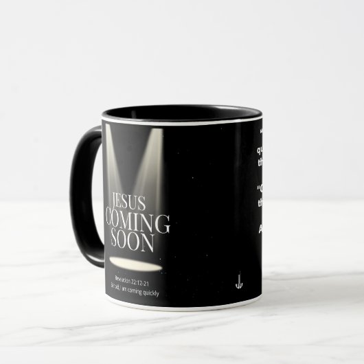 Jésus VIENT BIENTÔT Mug (Devant gauche)