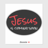 Jésus Vient Bientôt Sticker En Vinyle Coupé Sur Me (Feuille)