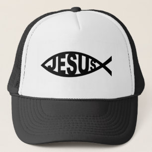jesus viistisch symbool van christelijke kerk trucker pet