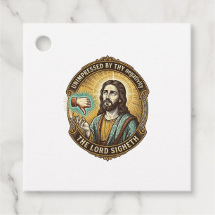 Jesus Vind-ik-niet-knop Sociale Media Hater Troll Bedankjes Labels