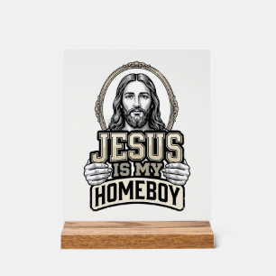 Jésus vintage est mon pote gravé design vectoriel