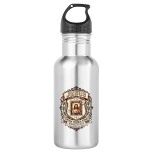Jesus Vintage Postzegel Jesus Vintage Postzegel  Waterfles