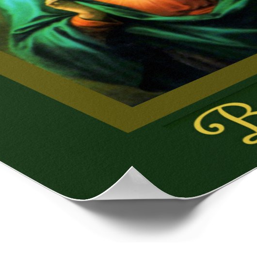 Jesus & Virgen Bendicion del Hogar Spaans Poster (Hoek)