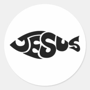 Jesus Vis Sticker Christelijke Vinyl Sticker