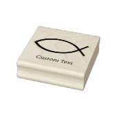 Jesus Vis Symbool Rubberstempel (Stempel)
