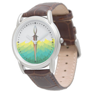 Jesus Vis Zwaard Horloge