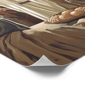 Jesus voedt het 5000 Poster Christelijke wanddecor (Hoek)