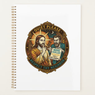 Jésus Voisin En colère Plainte de Bruit Fête Bruya
