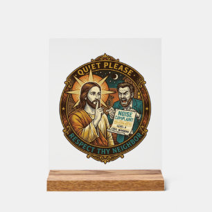 Jésus Voisin En colère Plainte pour bruit Fête bru