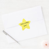 Jésus VOUS aime ! Autocollants étoile (Enveloppe)