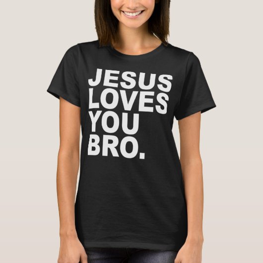 Jésus vous aime Bro - Christian Faith Pullover Hoo (Devant)