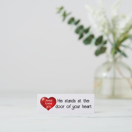 Jésus vous aime Carte (Debout devant)