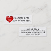 Jésus vous aime Carte (Devant / Derrière)