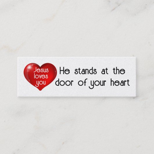 Jésus vous aime Carte (Devant)