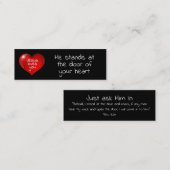 Jésus vous aime Carte (Devant / Derrière)