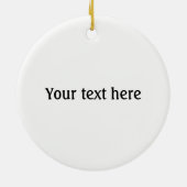 Jésus Vous Aime Coeur Ornement Affirmatif (Dos)