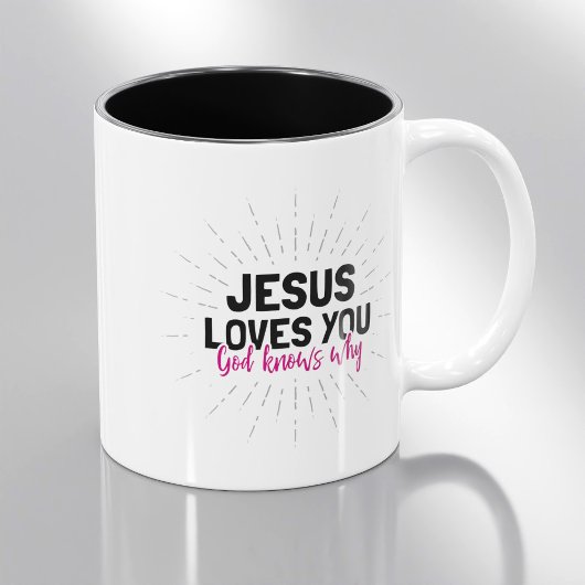 Jésus Vous Aime - Dieu Sait Pourquoi La Mug De Caf