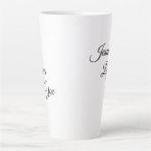 Jésus Vous Aime La Mug De Café Latte (Devant)