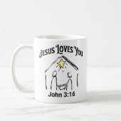 JÉSUS VOUS AIME MUG (Gauche)