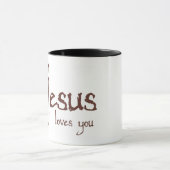 Jésus vous aime tasse (Centre)