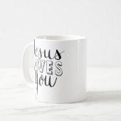 Jésus vous aime tasse (Devant gauche)