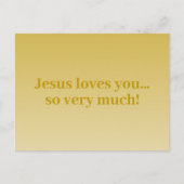 Jésus vous aime, tellement ! carte postale (Devant)