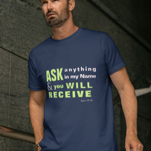 JESUS Vraag, en je zult T-SHIRT ontvangen