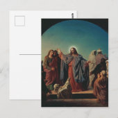 Jesus Wakes Lazarus van Robert Wilhelm Ekman Briefkaart (Voorkant / Achterkant)