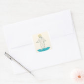 Jesus Walking on Water Sticker (Enveloppe)