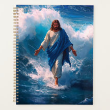 Jesus Wandelt op Water Planner