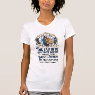 Jesus Warehouse Logistiek Grafisch T-shirt Christe