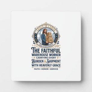 Jesus Warehouse Logistiek Grafisch T-shirt Christe Fotoplaat