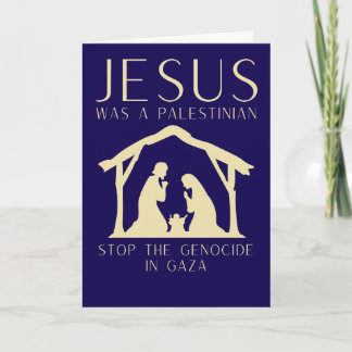 Jesus Was A Palestinian Christmas Gaza Kaart