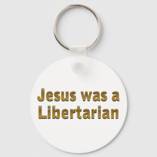 Jesus was Libertarian Sleutelhanger