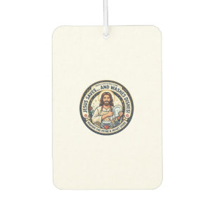 Jesus Wastaken Humor T-shirt Christelijk Grafisch Luchtverfrisser