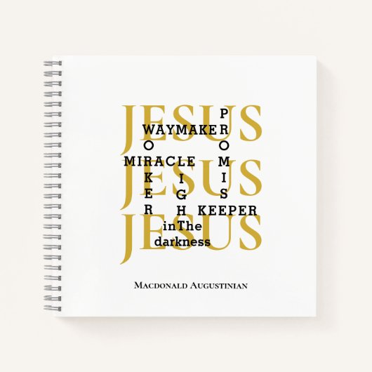 JESUS Waymaker Christelijk Notitieboek (Voorkant)