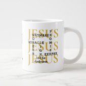 Jesus Waymaker Monogram Christelijke koffie Mok (Rechts)