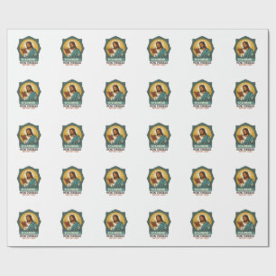 Jesus Wazige QR-code Scant Niet Menu Tech Humor_1 Cadeaupapier