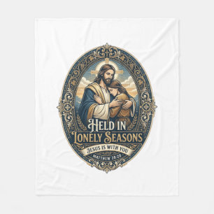Jesus Weduwe Weduwnaar Aanmoediging Vintage T-shir Fleece Deken