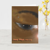 Jesus Wept Kaart (Gele Bloem)