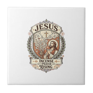 Jesus Wierook Gebed Opgestaan Jesus Wierook Gebed  Tegeltje