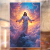 Jesus Window Cling Raamsticker (Vel 2)