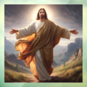 Jesus Window Cling Raamsticker (Vel 3)