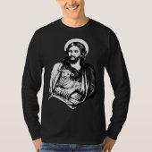 Jesus With Lamb Christian God T-shirt (Voorkant)