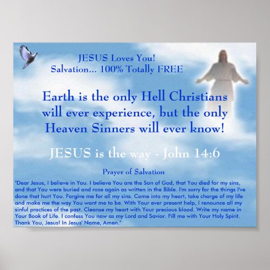 JESUS Witnessing Poster (Voorkant)