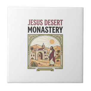 Jesus Woestijnklooster Jesus Woestijnklooster Chri Tegeltje