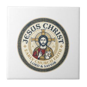 Jesus Woestijnvaders Oud Christelijk T-Shirt Ins Tegeltje