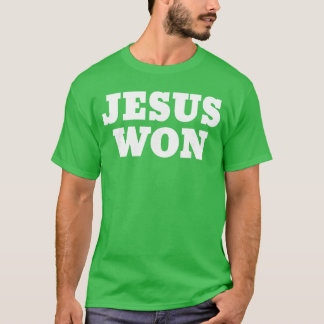 Jesus Won retro cadeau T-shirt
