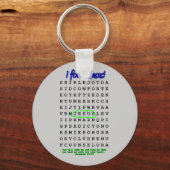 Jesus Word Search Puzzle Sleutelhanger (Voorkant)
