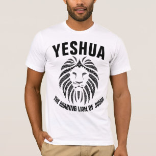 JÉSUS YESHUA LE LION ROARANT DES T-Shirts JUDAH